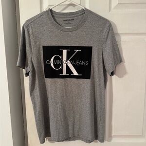 Calvin Klein Gray T-Shirt for Men